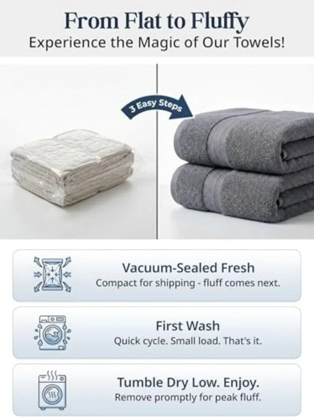 24-Piece Cotton Bath Towel Set - Quick Dry, Super Soft, Highly Absorbent